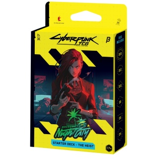Cyberpunk TCG Welcome to Night City x 2 The Heist+Embracing power Beta Starter Deck