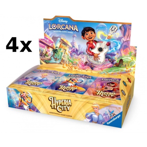 Disney Lorcana: Hyperia City (Set14) (4szt) Case (4x24boostery)